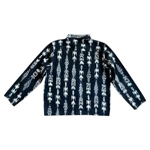 Evan Kinori The Field Shirt in Handwoven Ikat - Large L - Picture 7 of 8